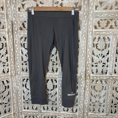 Adidas Stella McCartney Capri Leggings Mujer’s Talla XS Gris Cremallera Bolsillo Pantalones Foto 1 de 4