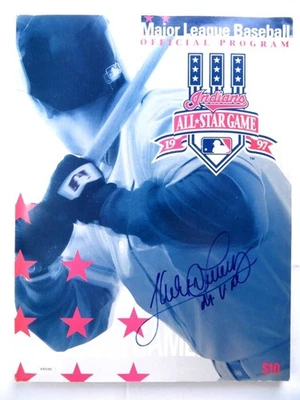 Sandy Alomar Jr. Signed Autographed Program 1997 All-Star Game MVP JSA AH04599 - Image 1 of 4