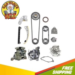 Engine Timing Chain Oil Water Pump Kit Fits 96-09 Chevy Suzuki 1.8L 2.0L 2.3L - Picture 1 of 3