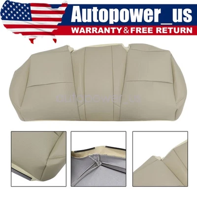 New Rear Bottom Bench Perforated Leather Seat Cover Fits 2004-2008 Acura TL Tan - Изображение 1 из 4