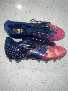 Under Armour Blur LE Drip MC Football Cleats Size 12 3023379-400 NEW Summer - Picture 1 of 6