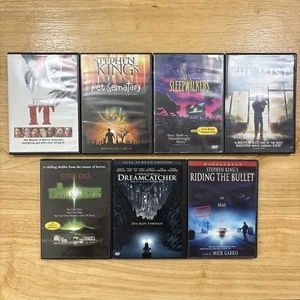 Stephen King Horror DVD Lot Bundle - 7 Movies - 7 Disc - No Digital - Picture 1 of 12