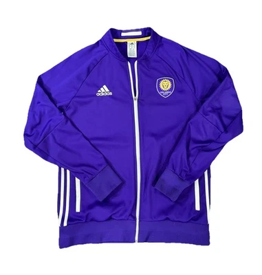 Orlando City SC Adidas Full Zip Track Jacket Mens Extra Large XL MLS Soccer - Image 1 of 4