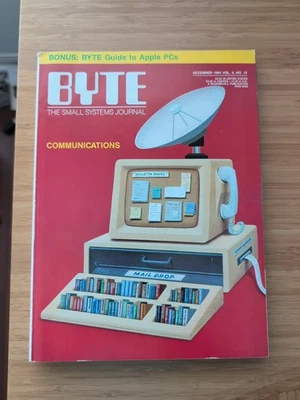 1984 DECEMBER BYTE MAGAZINE - GUIDE TO APPLE PC'S COVER - L 13543 - Image 1 of 4