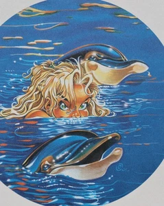 Crisse: Atalante Und Delfine, Ex Libris Signiert Zum Bleistift, 2002, 199 Ex - Bild 1 von 7