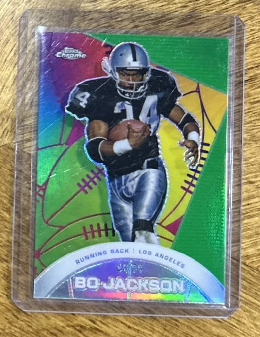 2023 Topps Composite - Chrome All-Etch Bo Jackson #CAE-18 Green Refractor /99 - Image 1 of 1