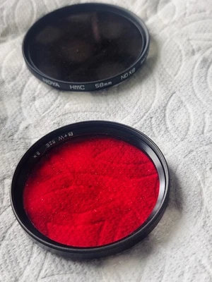 52mm Filter kit - Nikon B8 filter, rotating polarizer, BW Red  ( set of three ) - Image 1 of 4