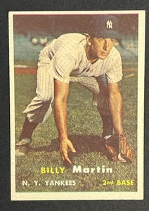 1957 Topps Billy Martin #62 EX New York Yankees - Picture 1 of 4