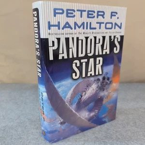 Pandora's Star, Peter F. Hamilton First Edition HC Science Fiction Book - Picture 1 of 5