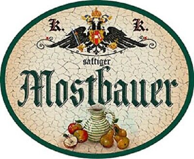 Mostbauer + Nostalgieschild • 26.26€
