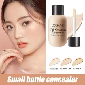 Full Cover Correttore Liquido Crema Trucco 12ML Fondotinta Viso Impermeabile H8U2 - Foto 1 di 26