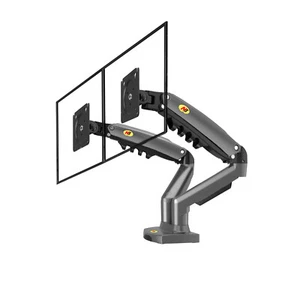 NEW F160— Dual Screen Gas-strut Monitor Stand Mount Desktop Bracket for LED/LCD - Picture 1 of 8