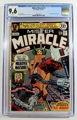 Mister Miracle #5 CGC 9.6 WHITE DC Comics 1971 Jack Kirby - Image 1 of 2