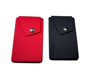 Handy Kartenetui / Smartphone-Etui / Silikon Kartenetui / Geldbörse / 2er Set - Bild 1 von 5