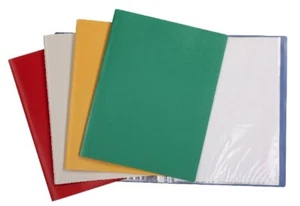 PORTALISTINO A 40 BUSTE FISSE F.TO A4 VARI COLORI UFFICIO 28 X 33 cm ta507 - Picture 1 of 5