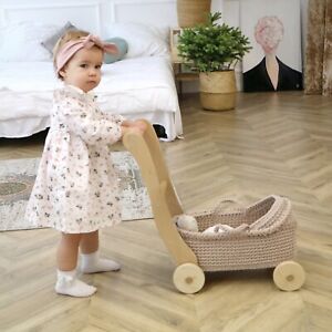 Baby doll carrier Bassinet for doll Doll carrycot Doll stroller Gift for girl