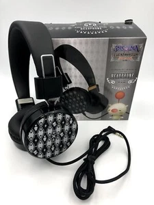 Moogle Final Fantasy Theatrhythm All-Stars silver and black Headphones Dissidia - Picture 1 of 3