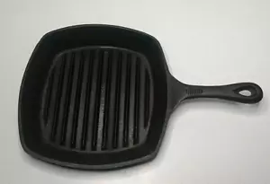Emeril Gusseisen tief quadratischer Grill Pfanne Pfanne Kochgeschirr 10 Zoll - Bild 1 von 3