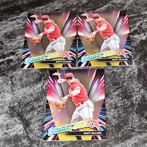 2024 TOPPS CHROME BASEBALL MATT MCLAIN FUTURE STARS 3LOT D1 - Picture 1 of 2