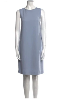 Nuevo con etiquetas Vestido MaxMara Shift Azul Sin Mangas Cuello Redondo $650 Foto 1 de 4