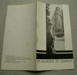 St. Mary of Lemgo booklet restoration St. Mary's Church 1964-1967 Lippe OWL - Picture 1 of 3