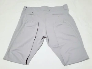Pantalones de béisbol grises de béisbol emitidos por el equipo Majestic EE. UU. SIN LOGOTIPO - ELIGE TALLA - Imagen 1 de 5