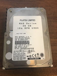 Fujitsu MAS3367NC 36GB Ultra320 15K RPM SCSI HDD - Picture 1 of 4