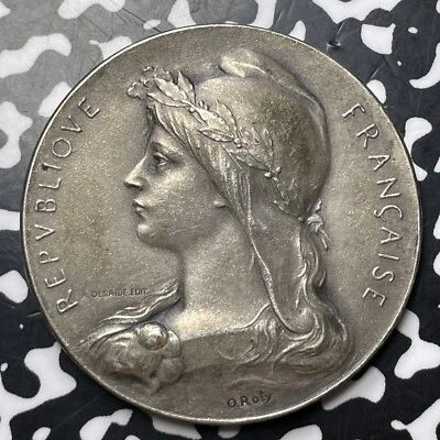 1920 年法国公共援助局奖套装 #E9583 银青铜 42 毫米 — 第 1/2 张图片