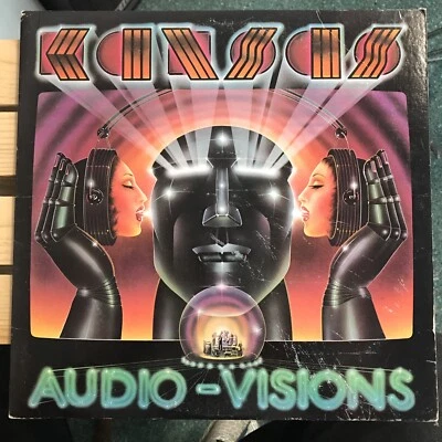 Kansas Audio-Visions Album Vinyl LP 1980 Kirshner Stereo - Image 1 of 4