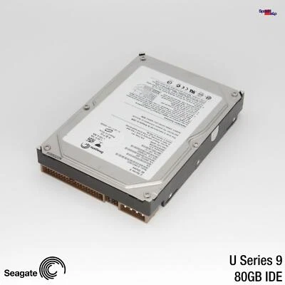 Seagate & Series 9 7200 80GB ST380012ACE HDD Hard Drive Hard Disk Ide Ultra Ata - Image 1 of 3