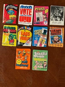10er PACK SELTEN! VINTAGE NON SPORT WAX PACK LOT 60er/70er Jahre -VERSIEGELT - Bild 1 von 7