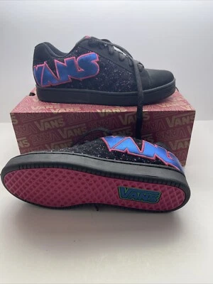 rare vintage VANS WIDOW PLUS Quilted Padded cush SKATE shoe women W8.5 10/27/09 - Image 1 of 4