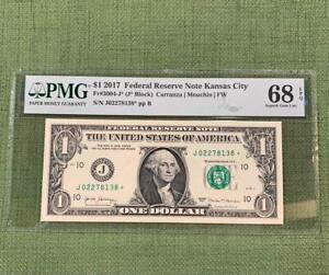 ⭐️TOP POP STAR⭐️ 2017 $1 Kansas City 3/3 - PMG Superb Gem Uncirculated 68EPQ C2C