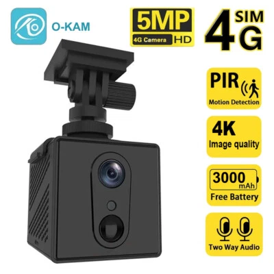 5MP HD 4G SIM-Karte WIFI Kamera Fernansicht Heimsicherheit IP CCTV Mini Cam - Bild 1 von 4