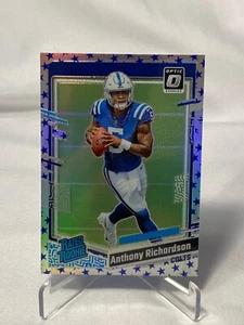 2023 Donruss Optic #247 Anthony Richardson RC Rated Rookie Blue Stars Holo ⭐️ - Bild 1 von 2