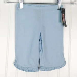 Ralph Lauren Casual Pants Baby Girl's 9 Months Blue Pull On Ruffle Cotton New - Picture 1 of 4
