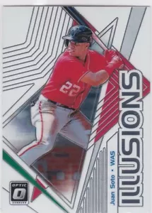 JUAN SOTO Donruss Optic ILLUSIONS INSERT Baseball Card WASHINGTON NATIONALS - Picture 1 of 2