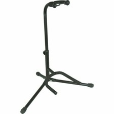Musician's Gear Folding Tubular Guitar Stand, Black