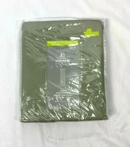 "Panel de cortina con pestañas traseras forrado con varilla y bolsillo forrado de salvia JCP Home Tennessee, 40""x63" - Imagen 1 de 2