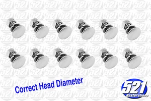 Fits Mopar Bumper Bolts Set of 12 Front Rear 1968 1969 Dodge Charger RT 500 - Bild 1 von 1