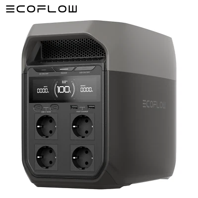 ECOFLOW DELTA 3 LFP 1024Wh Centrale Elettrica Portatile 1800W Generatore Solare