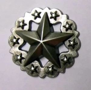 Concho Concha Nieten Texas Star  Western Berry Rodeo 448 - Bild 1 von 2