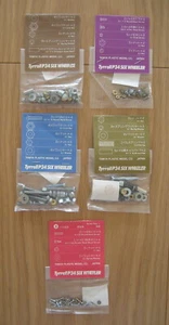 Tamiya RC Screw Bags 1-5 Tyrrell P34 Six Wheeler RA1203 58003 NEW NIB RARE 1977 - Bild 1 von 2