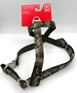 Reddy Green Camoflauge Dog Harness XL/XXL Reinforced Construction Metal Buckle - Picture 1 of 20