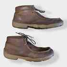Justins Men?s Cappie Briwn Leather Cowhide alloy Safety Shoes Size 11.5