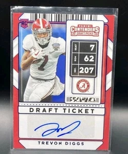 Trevon Diggs Panini 2020 Contenders Draft Picks Auto Blue Foil - Bild 1 von 2