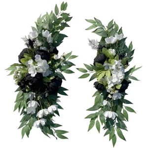 Fiori Arco Matrimonio, Peonia Floreale Eucalipto Verde Foglie Set di 2 Artifi... - Foto 1 di 5