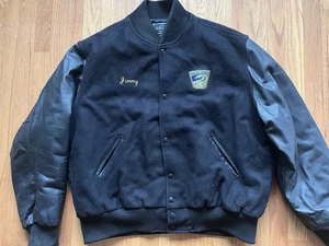 Vintage Flint Mi Motocross Harley Typ Lederjacke Mantel Motorrad Power Sport - Bild 1 von 15