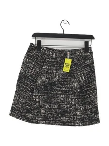 Cop Copine Women's Mini Skirt W 28 in Black Polyester with Acrylic, Cotton Mini - Picture 1 of 5