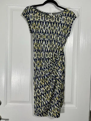 Vestido para mujer KBS imitación envoltura corbata sin mangas náutico playero medio elástico Foto 1 de 4